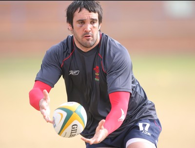 09.06.08 Wales rugby in South Africa... Jonathan Thomas during training in Pretoria.  
