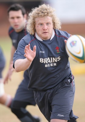09.06.08 Wales rugby in South Africa... Duncan Jones during training in Pretoria.  