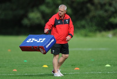 09.08.11 - Wales Rugby Training - Head coach Warren Gatland during training. 