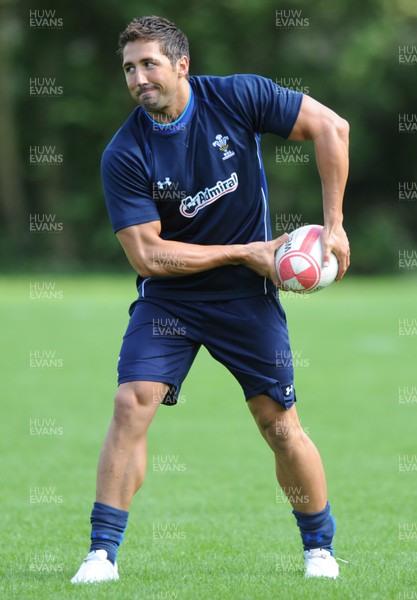 09.08.11 - Wales Rugby Training - Gavin Henson during training. 