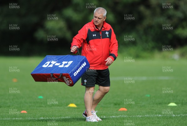 09.08.11 - Wales Rugby Training - Head coach Warren Gatland during training. 