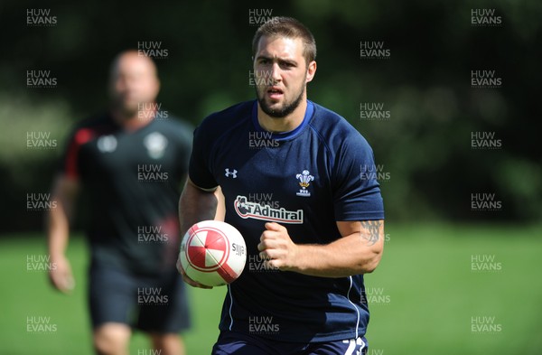 09.08.11 - Wales Rugby Training - Josh Turnbull during training. 