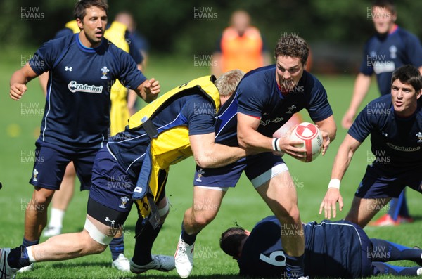 09.08.11 - Wales Rugby Training - George North during training. 