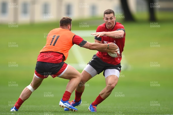 090819 - Wales Rugby Training - George North during training