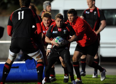 09.09.11 - Wales Rugby Training - Shane Williams during training. 