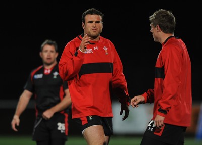 09.09.11 - Wales Rugby Training - Jamie Roberts during training. 