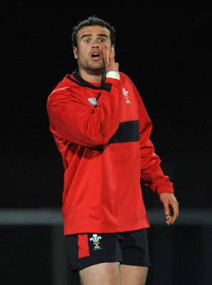 09.09.11 - Wales Rugby Training - Jamie Roberts during training. 