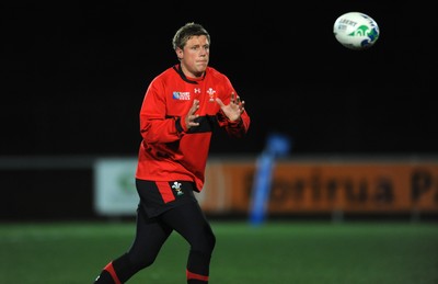09.09.11 - Wales Rugby Training - Rhys Priestland during training. 