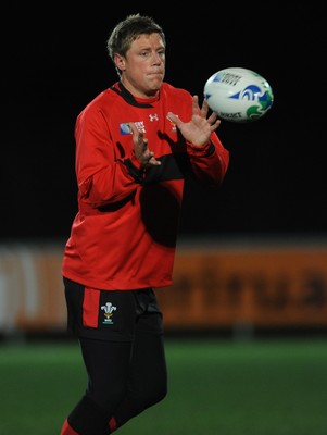 09.09.11 - Wales Rugby Training - Rhys Priestland during training. 
