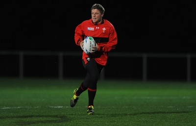 09.09.11 - Wales Rugby Training - Rhys Priestland during training. 