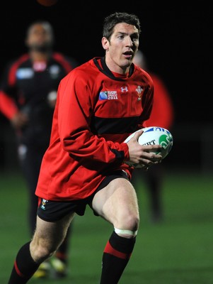09.09.11 - Wales Rugby Training - James Hook during training. 