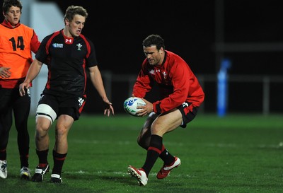 09.09.11 - Wales Rugby Training - Jamie Roberts during training. 