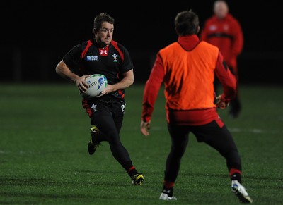 09.09.11 - Wales Rugby Training - Shane Williams during training. 