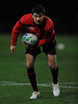 09.09.11 - Wales Rugby Training - Mike Phillips during training. 