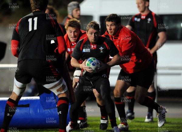 09.09.11 - Wales Rugby Training - Shane Williams during training. 