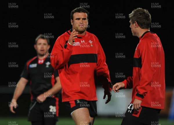 09.09.11 - Wales Rugby Training - Jamie Roberts during training. 