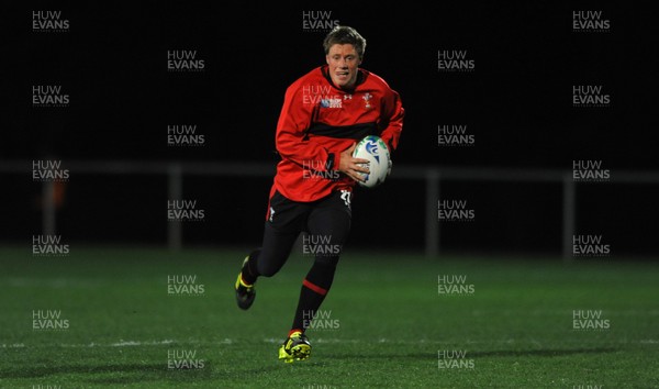 09.09.11 - Wales Rugby Training - Rhys Priestland during training. 