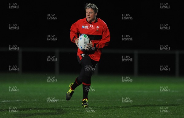 09.09.11 - Wales Rugby Training - Rhys Priestland during training. 