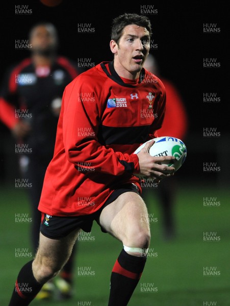 09.09.11 - Wales Rugby Training - James Hook during training. 
