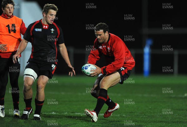 09.09.11 - Wales Rugby Training - Jamie Roberts during training. 