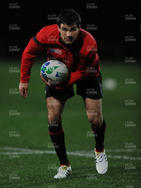 09.09.11 - Wales Rugby Training - Mike Phillips during training. 