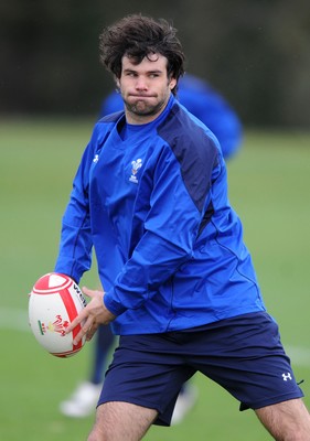 09.11.10 - Wales Rugby Training - Mike Phillips during training. 