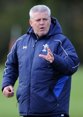09.11.10 - Wales Rugby Training - Wales head coach Warren Gatland during training. 