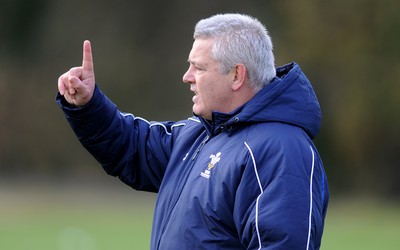 09.11.10 - Wales Rugby Training - Wales head coach Warren Gatland during training. 