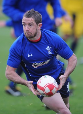 09.11.10 - Wales Rugby Training - Shane Williams during training. 