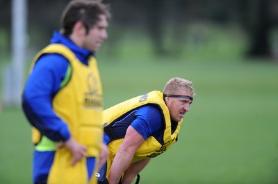 09.11.10 - Wales Rugby Training - Ryan Jones and Andy Powell during training. 