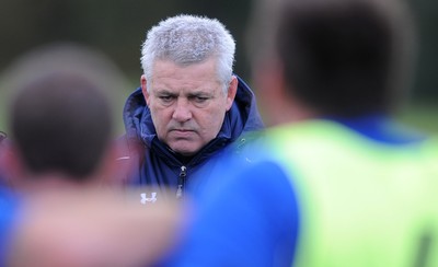 09.11.10 - Wales Rugby Training - Wales head coach Warren Gatland during training. 