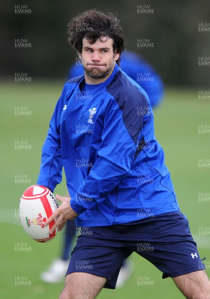 09.11.10 - Wales Rugby Training - Mike Phillips during training. 