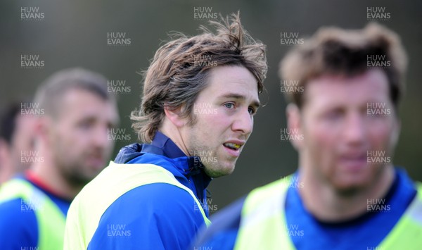 09.11.10 - Wales Rugby Training - Ryan Jones during training. 