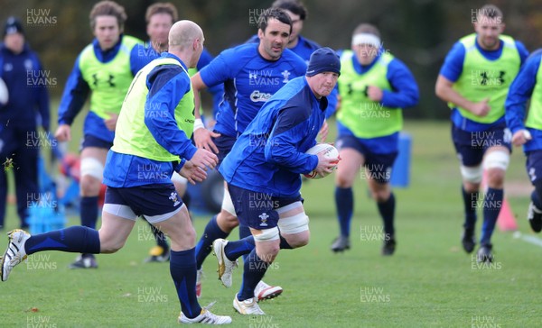 09.11.10 - Wales Rugby Training - Martyn Williams during training. 