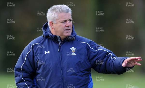 09.11.10 - Wales Rugby Training - Wales head coach Warren Gatland during training. 