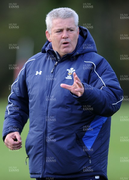 09.11.10 - Wales Rugby Training - Wales head coach Warren Gatland during training. 