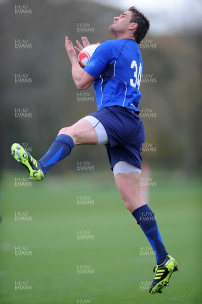 09.11.10 - Wales Rugby Training - Lee Byrne during training. 