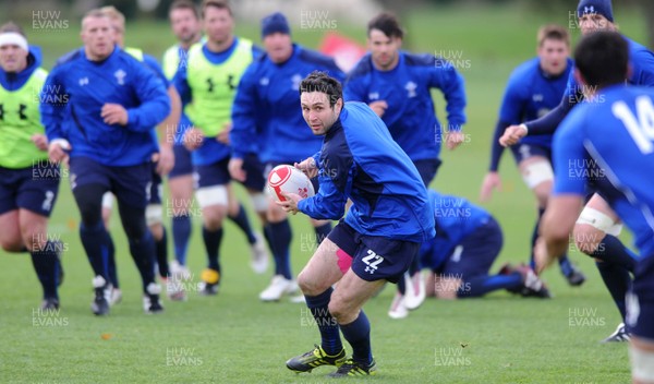 09.11.10 - Wales Rugby Training - Stephen Jones during training. 