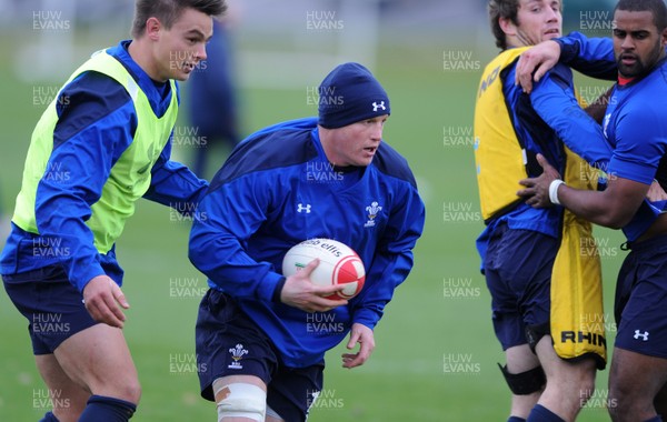 09.11.10 - Wales Rugby Training - Martyn Williams during training. 