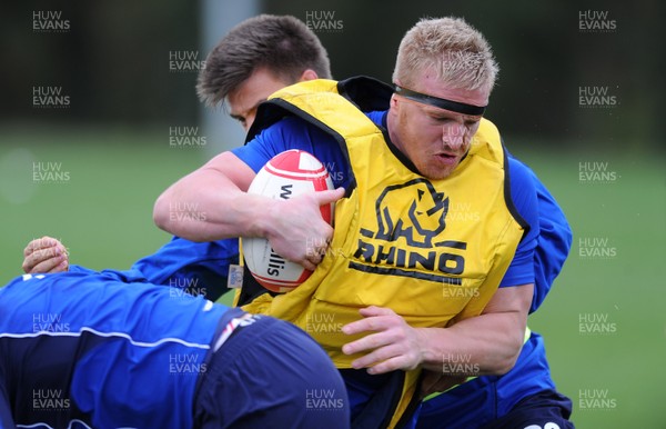 09.11.10 - Wales Rugby Training - Andy Powell during training. 