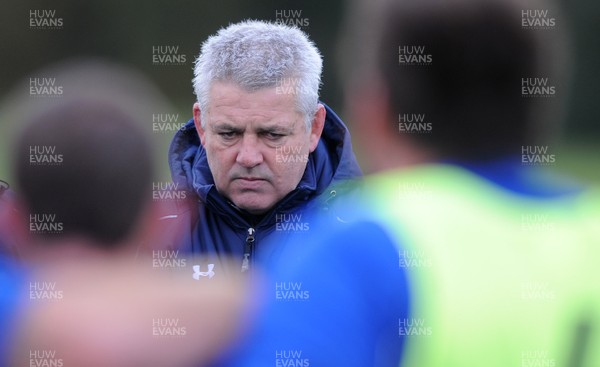 09.11.10 - Wales Rugby Training - Wales head coach Warren Gatland during training. 
