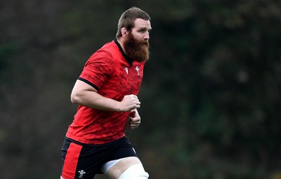 091120 - Wales Rugby Training - Jake Ball during training
