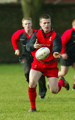 100203 - Wales Rugby Training - Ceri Sweeney during training