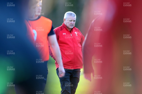 100216 - Wales Rugby Training -Warren Gatland during training