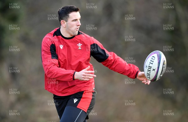 100221 - Wales Rugby Training - Owen Watkin during training