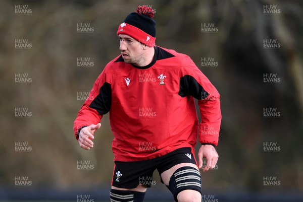 100221 - Wales Rugby Training - Justin Tipuric during training