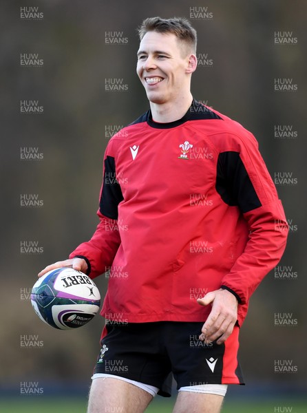 100221 - Wales Rugby Training - Liam Williams during training