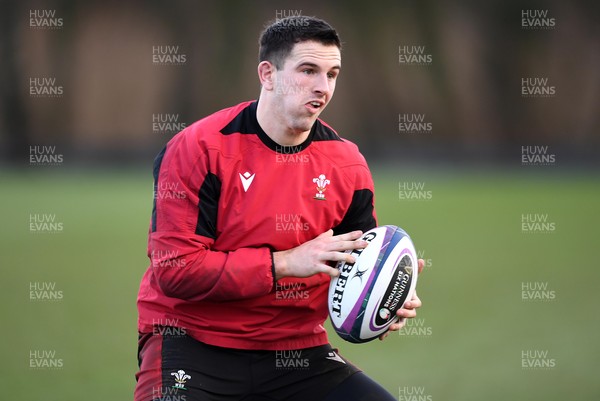 100221 - Wales Rugby Training - Owen Watkin during training
