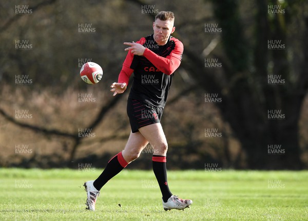 100222 - Wales Rugby Training - Dan Biggar during training