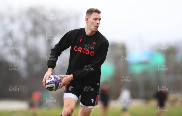 100223 - Wales Rugby Training - Liam Williams during training